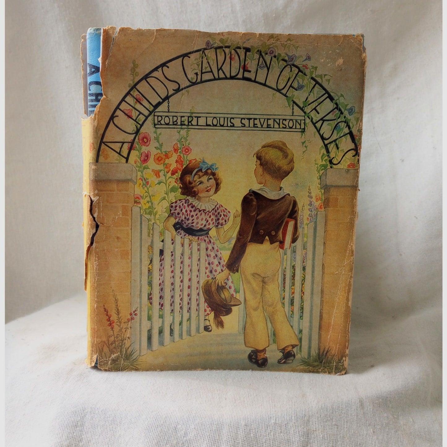 Vintage Book A Child's Garden Of Verses 1932 Robert Stephenson HCDJ