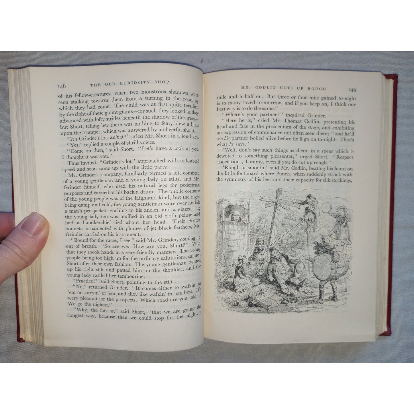 The Old Curiosity Shop [Charles Dickens, 1950] Macdonald Illustrated Classics Illus.