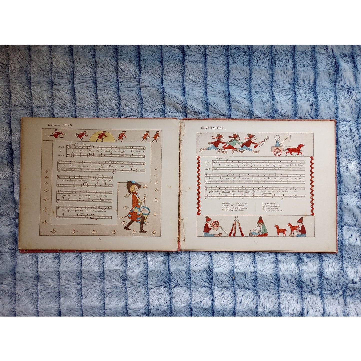 Chanson De France Pour Les Petits Francaise Antique Children's French Song Book