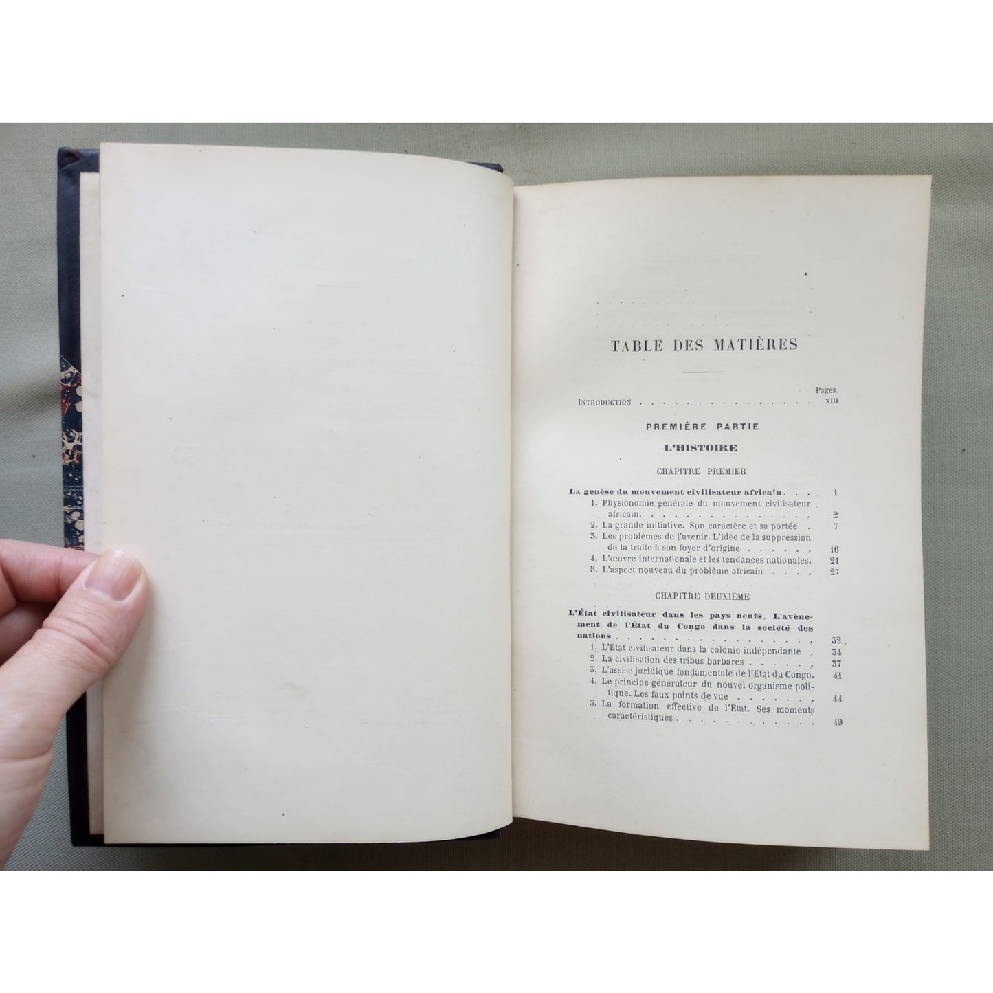 L'Afrique Nouvelle Essai l'Etat Independant du Congo RARE 1903 First Ed Descamps