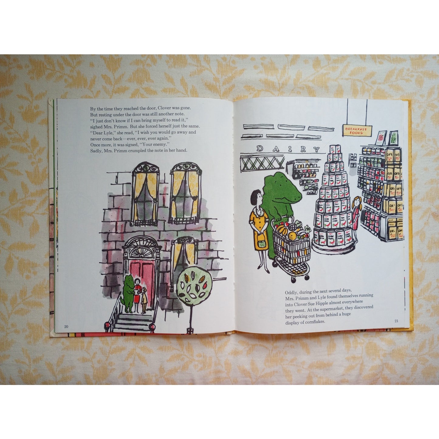 Vintage Lovable Lyle Weekly Reader 1969 Children's Book Hardcover Crocodile