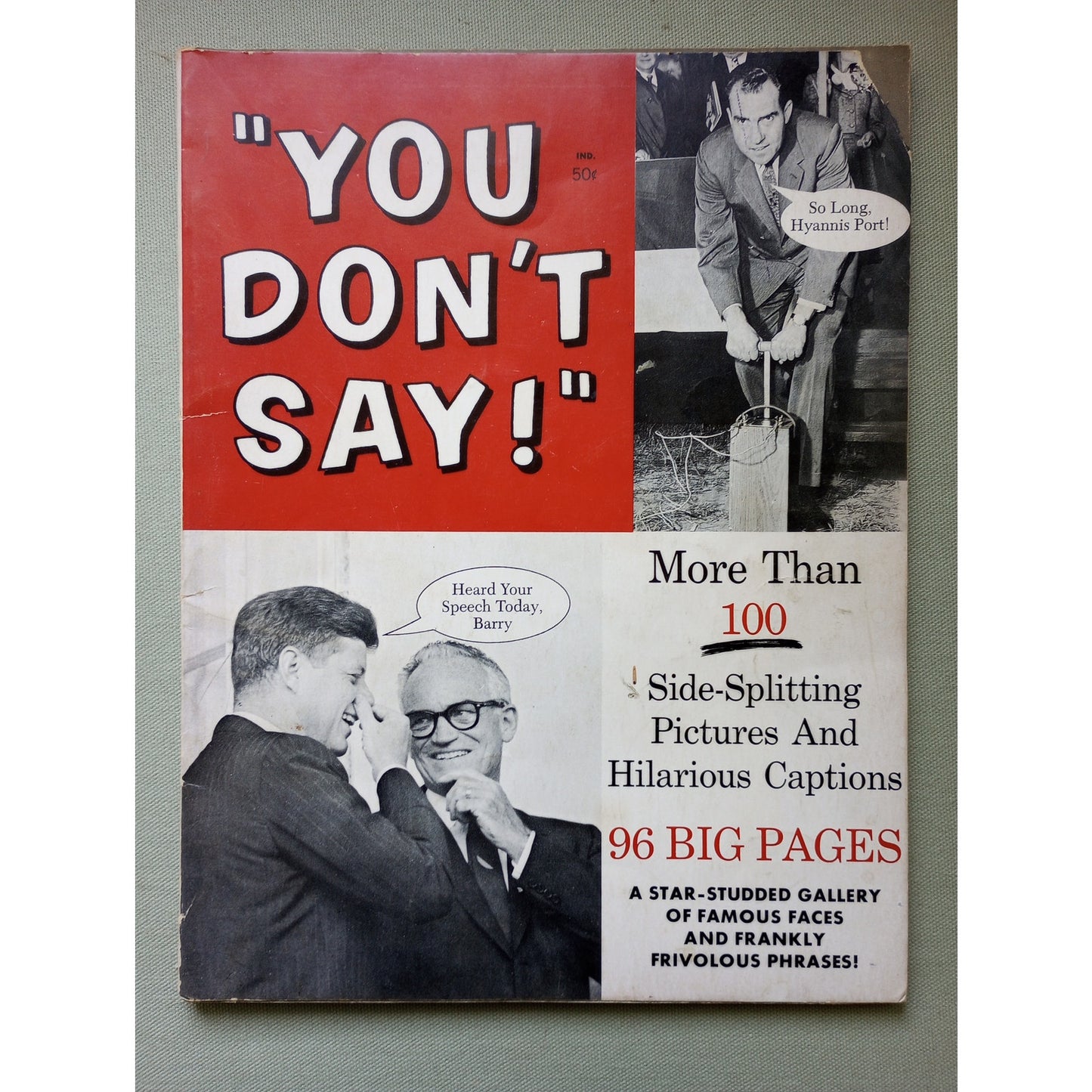 You Don't Say Political Satire 1963 First Edition by Stan Lee of Marvel Comics