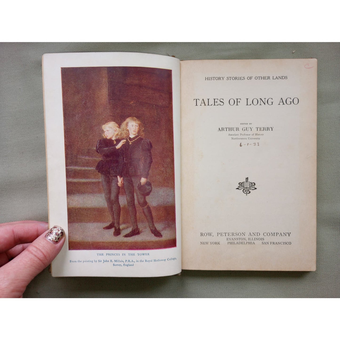 History Stories Of Other Lands Tales Long Ago Vintage! 1926 Arthur Guy Terry