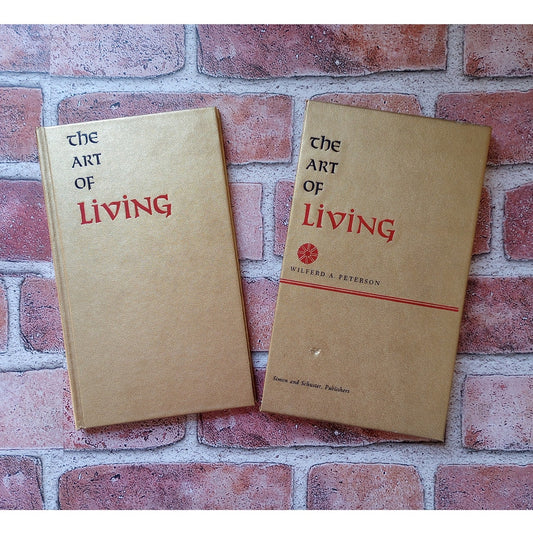 Vintage The Art Of Living Wilferd A. Peterson 1961 Hardcover With Slipcase