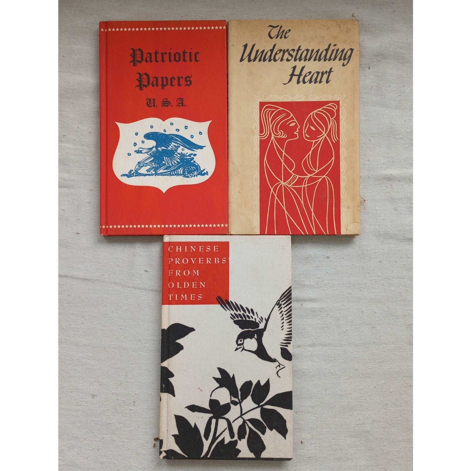 3 Peter Pauper Press Understanding Heart Patriotic Papers Chinese Proverbs