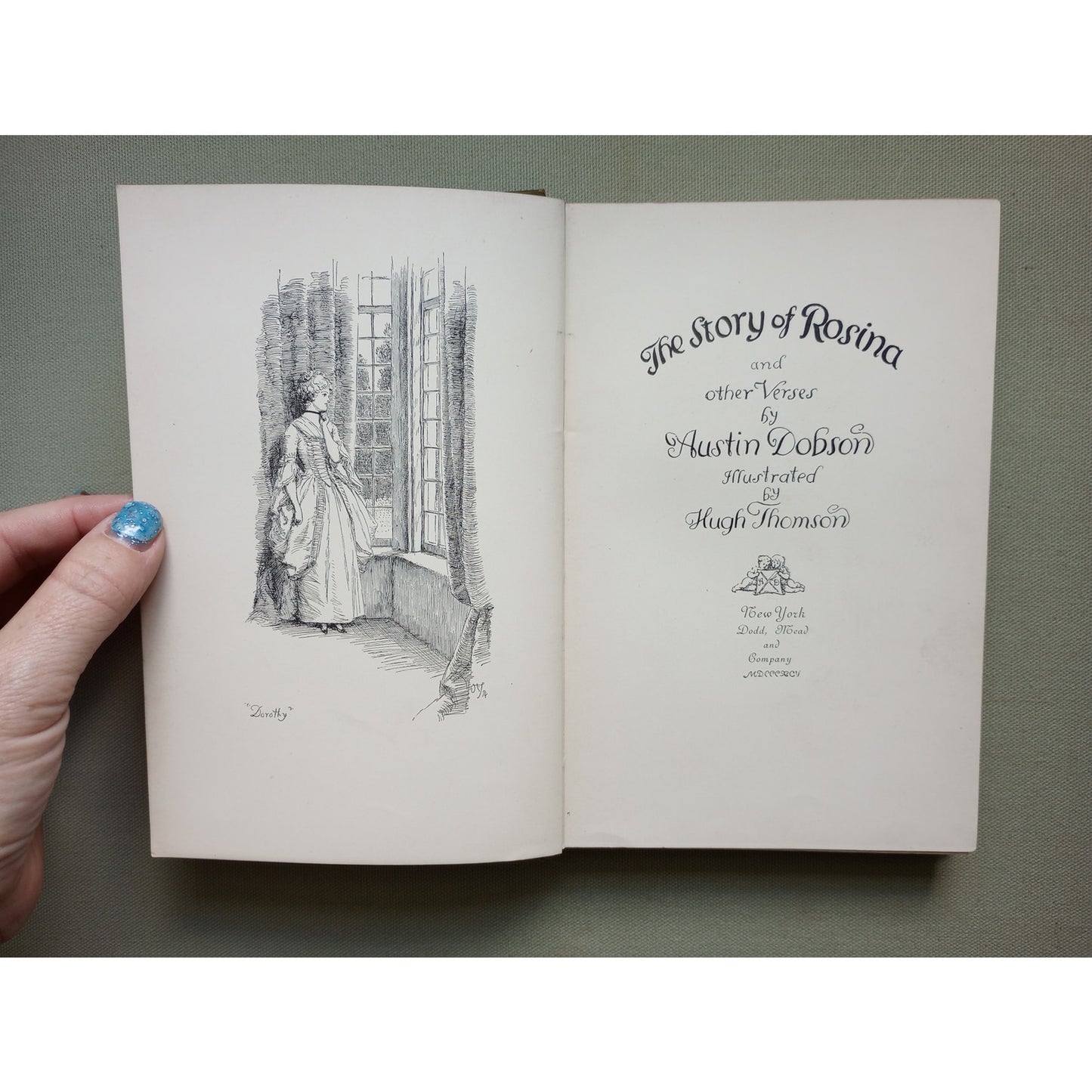 Austin Dobson Story Of Rosina & Other Verses Hugh Thomson Art 1895 1st Edition