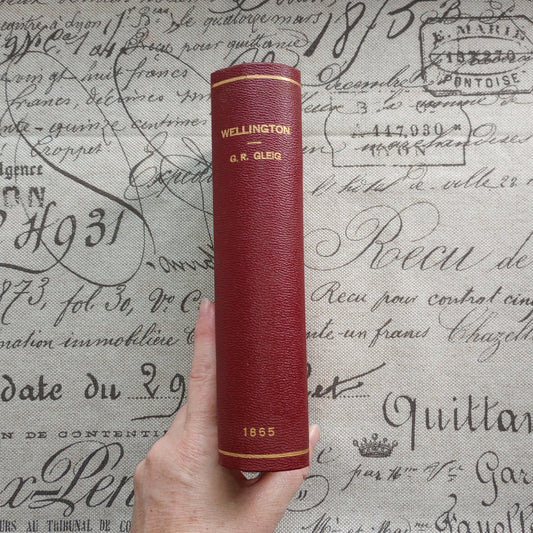 The Life of Arthur Duke of Wellington by Gleig People's Edition Antique HC 1865