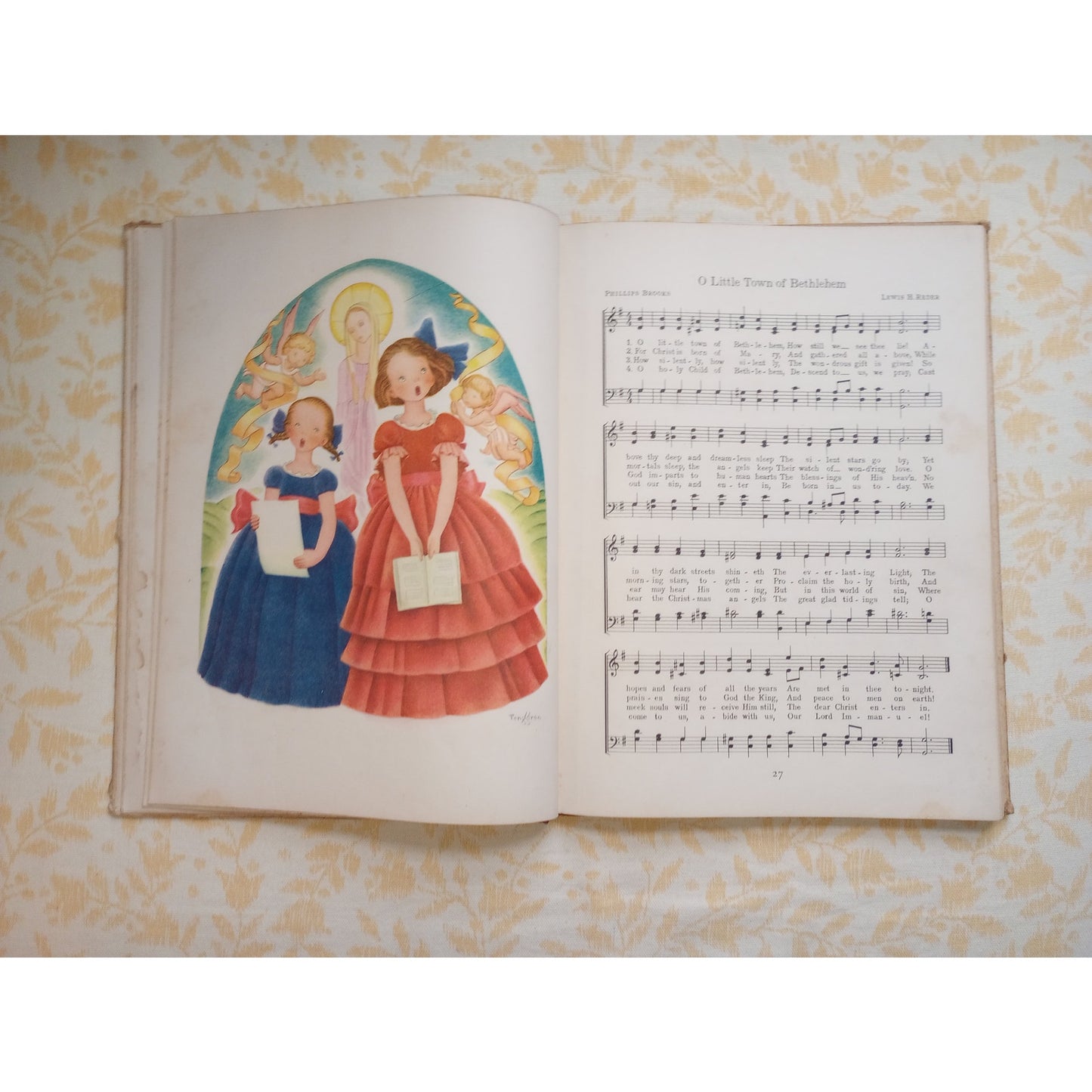 Sing For Christmas Opal Wheeler, Opal Vintage 1943 First Edition First Printing