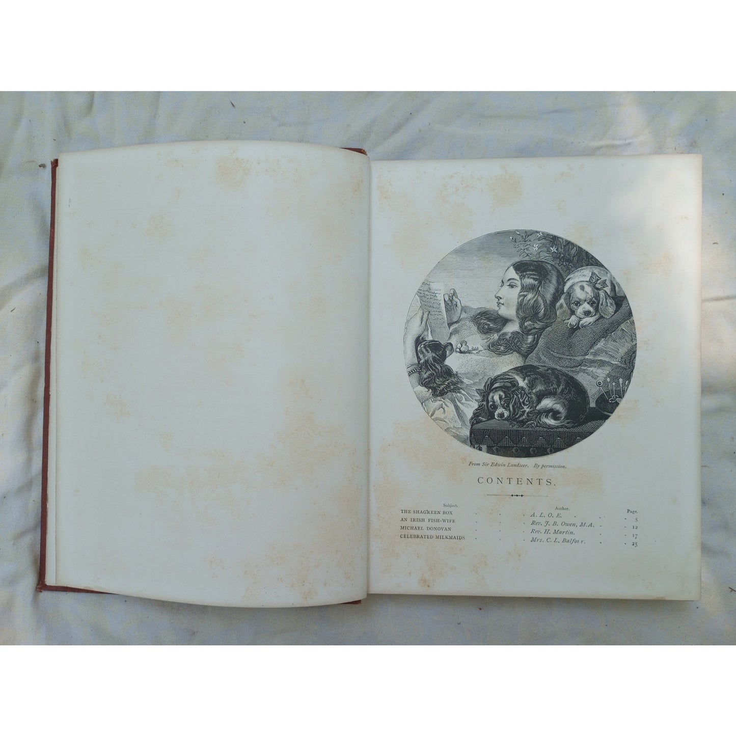 RARE Gleanings for the Drawing-Room Illustrated Sir Edwin Landseer Birket Foster