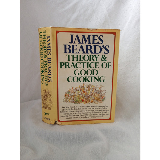 James Beard's Theory and Practice of Good Cooking 1977  SIGNED 1st Edition HCDJ