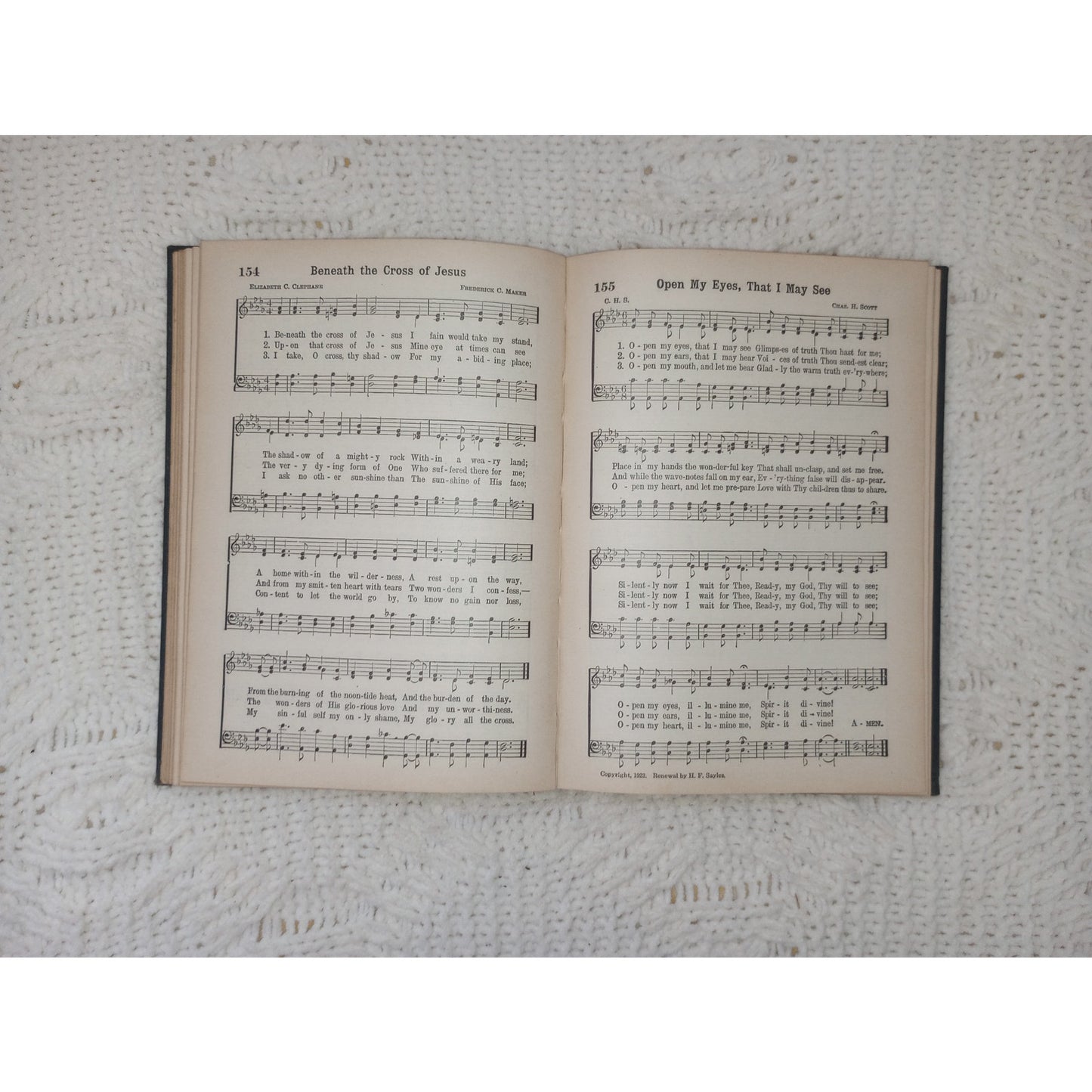 Vintage Hymnal 1925 Hymns of Praise #2 Compiled by Kingsbury Old Church Songs