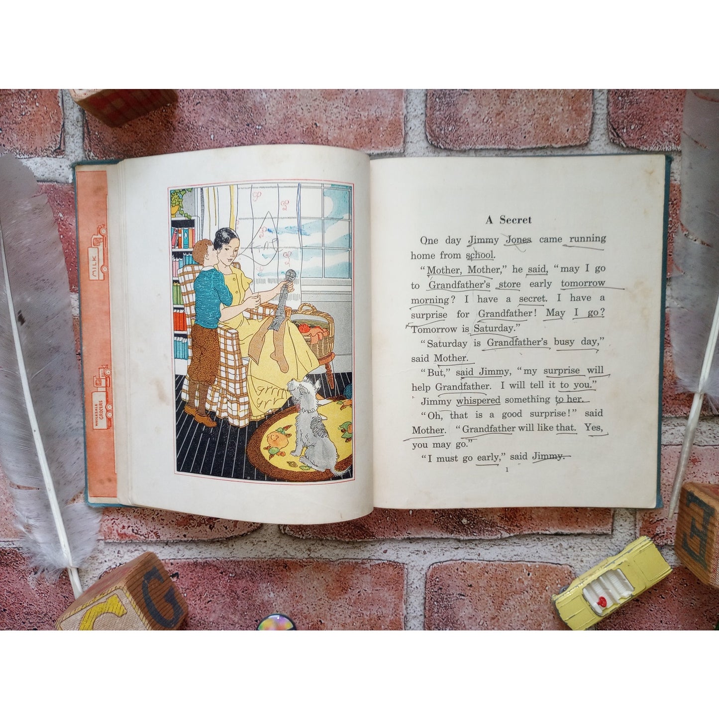 Jimmy The Groceryman, Jane Miller, Vintage Children’s Book 1934 First Edition