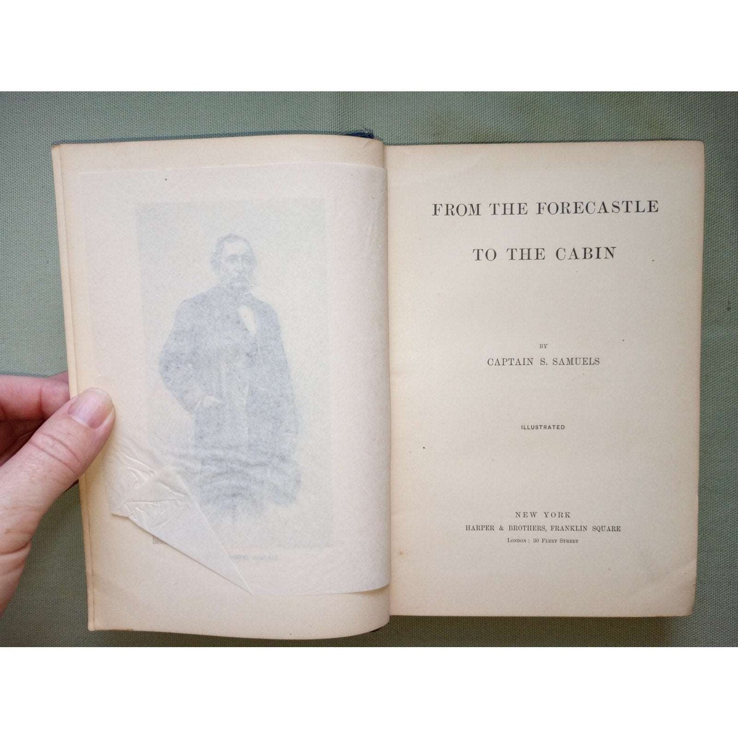 Antique Sea Captain Autobiography From the Forecastle to the Cabin Capt Samuels