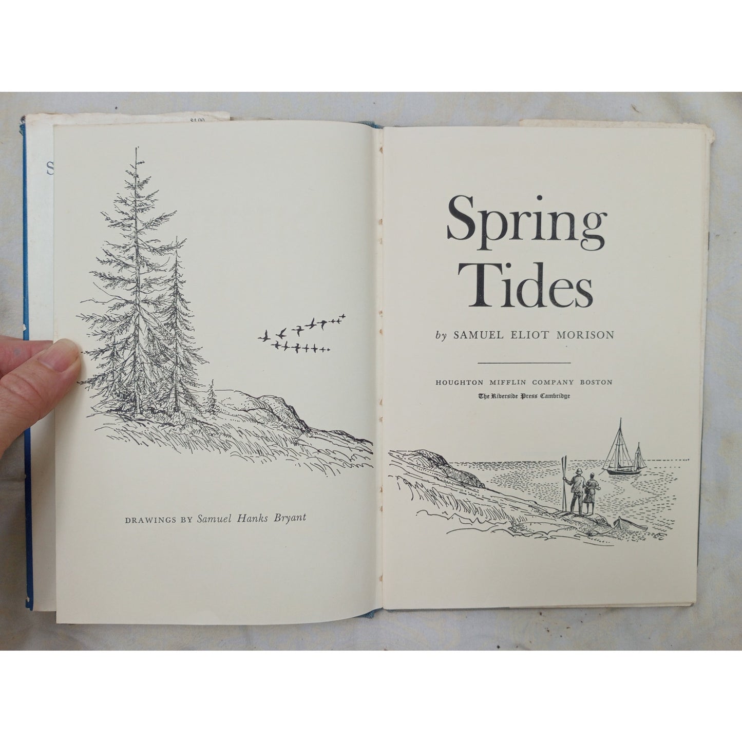 Spring Tides Samuel Eliot Morison 1965 1st Edition Stories of the Sea Hardcover