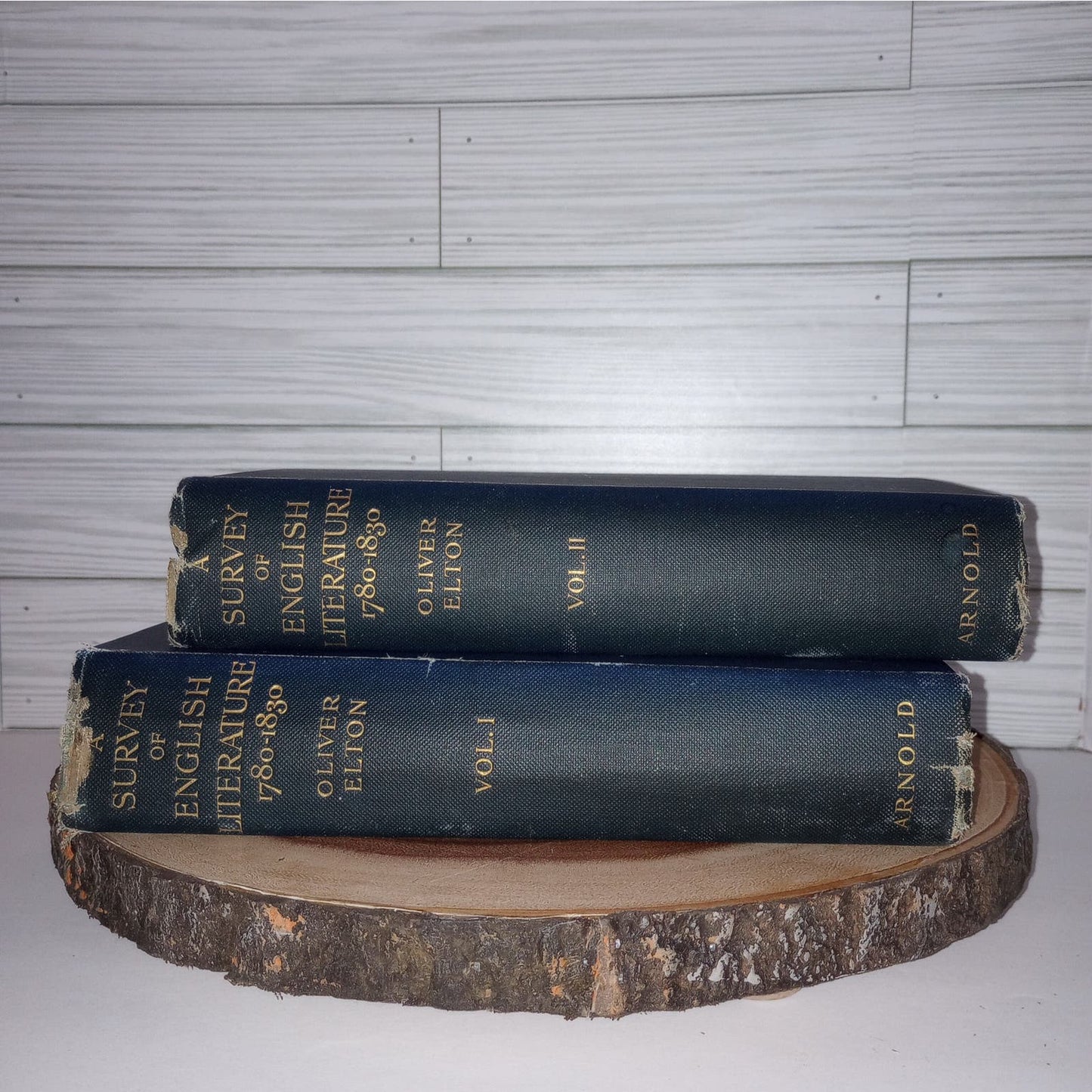 A Survey of English Literature 1780-1830 [Oliver Elton, 1924] 2 Volumes First Edition