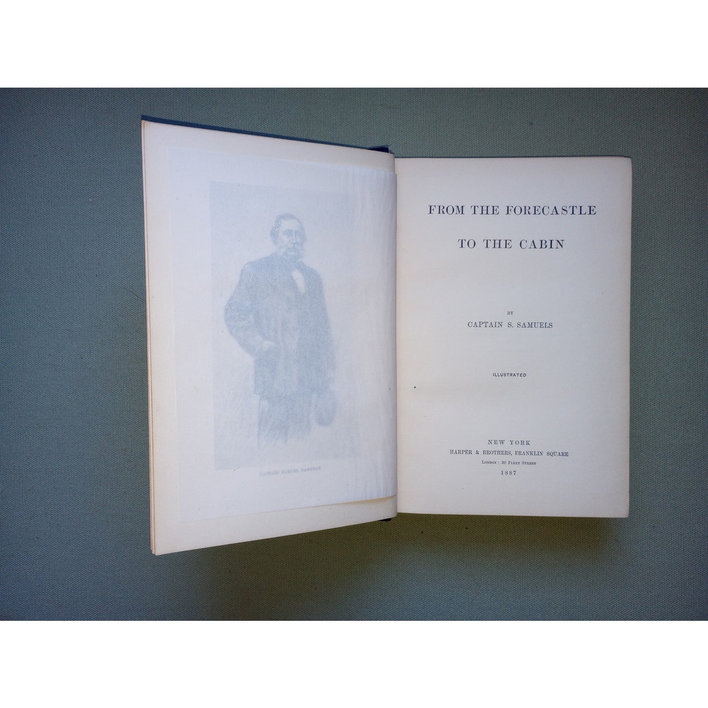 From the Forecastle to the Cabin by Samuel Samuels 1887 1st Edition Whaling