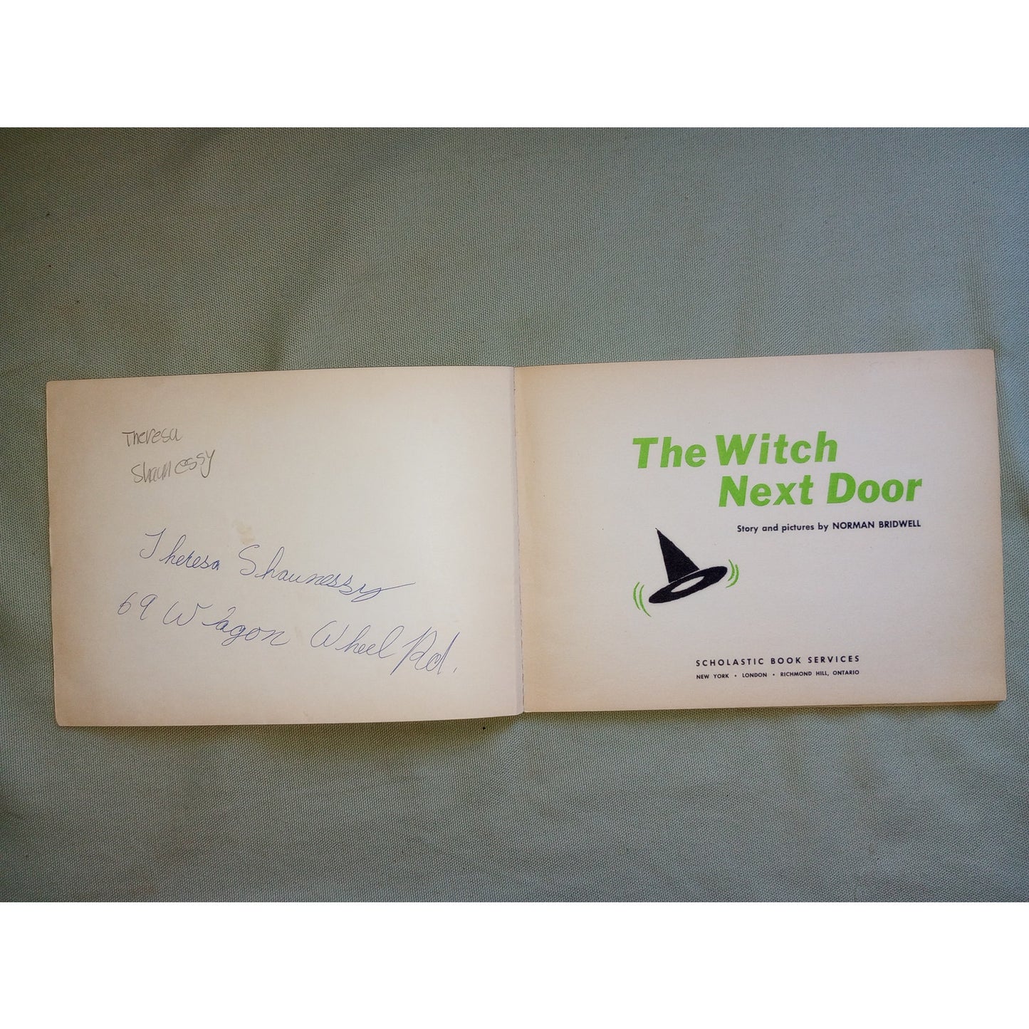 VTG The Witch Next Door by Norman Bridwell (Scholastic, 1967) PB 6th Printing