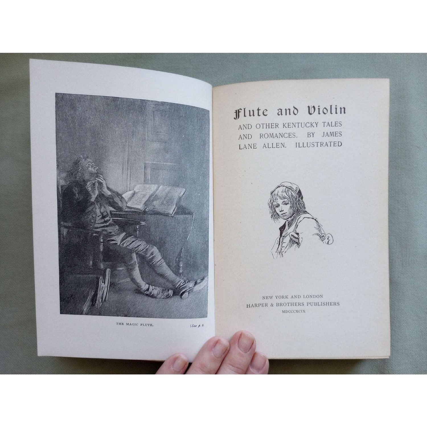 Flute and Violin and Other Kentucky Tales by James Lane Allen Illustrated 1899