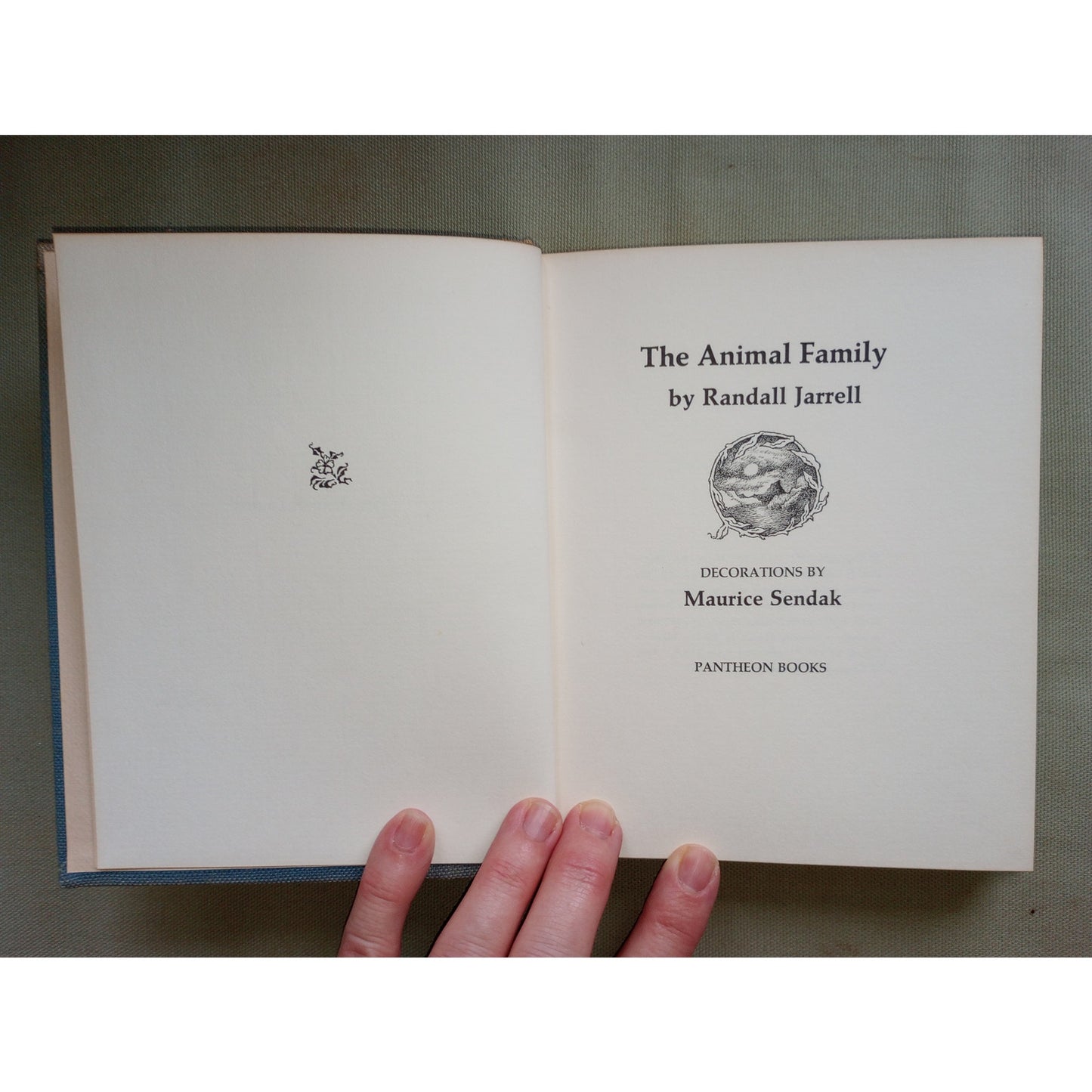 The Animal Family Randall Jarrell 1965 First Edition Maurice Sendak Illustrator