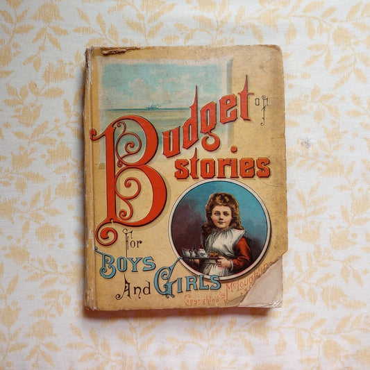 Antique Victorian Children's Illustrated Book Cats Kittens Dogs Animal Stories