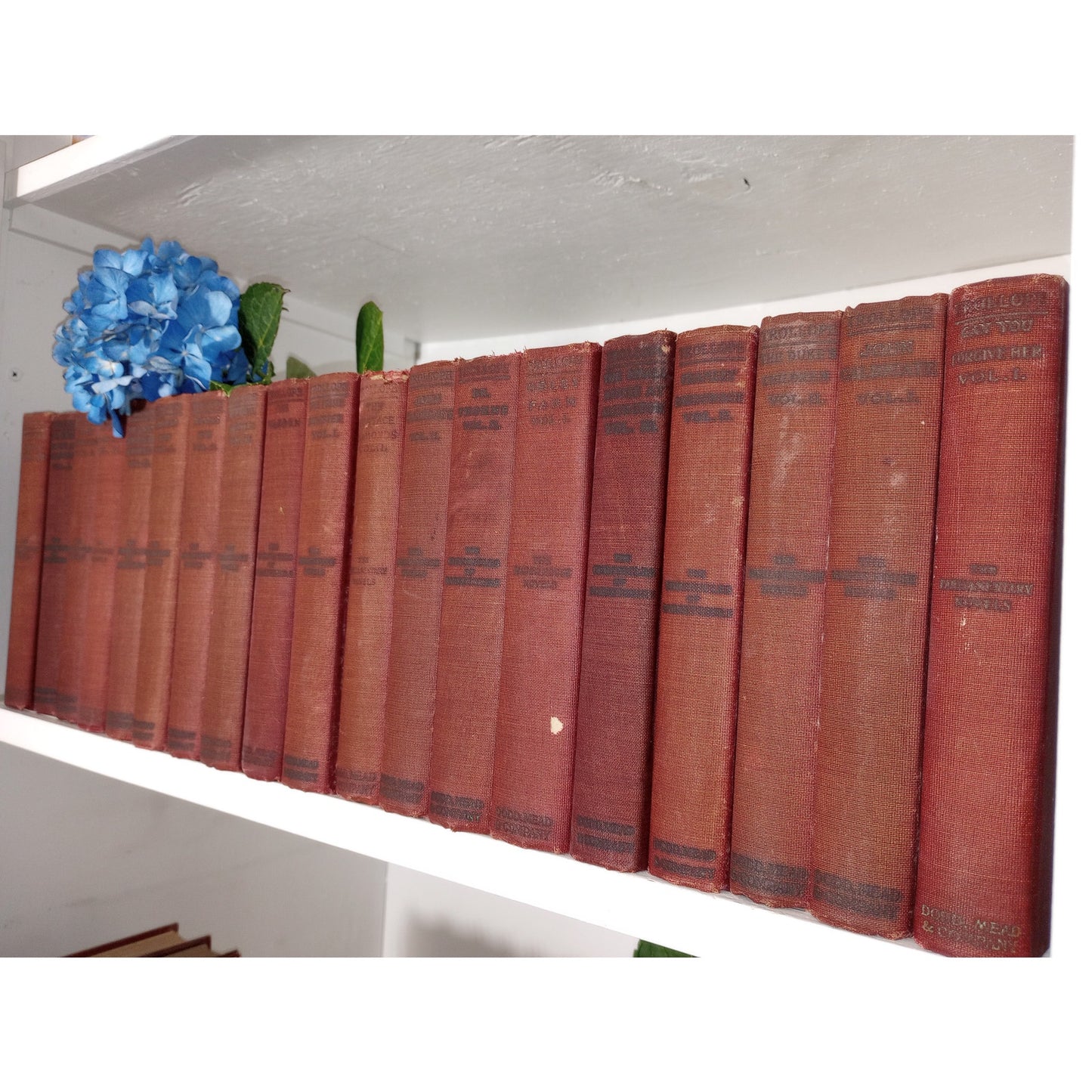 Antique Book Set Anthony Trollope 39 Volumes Chronicles of Barsetshire Palliser