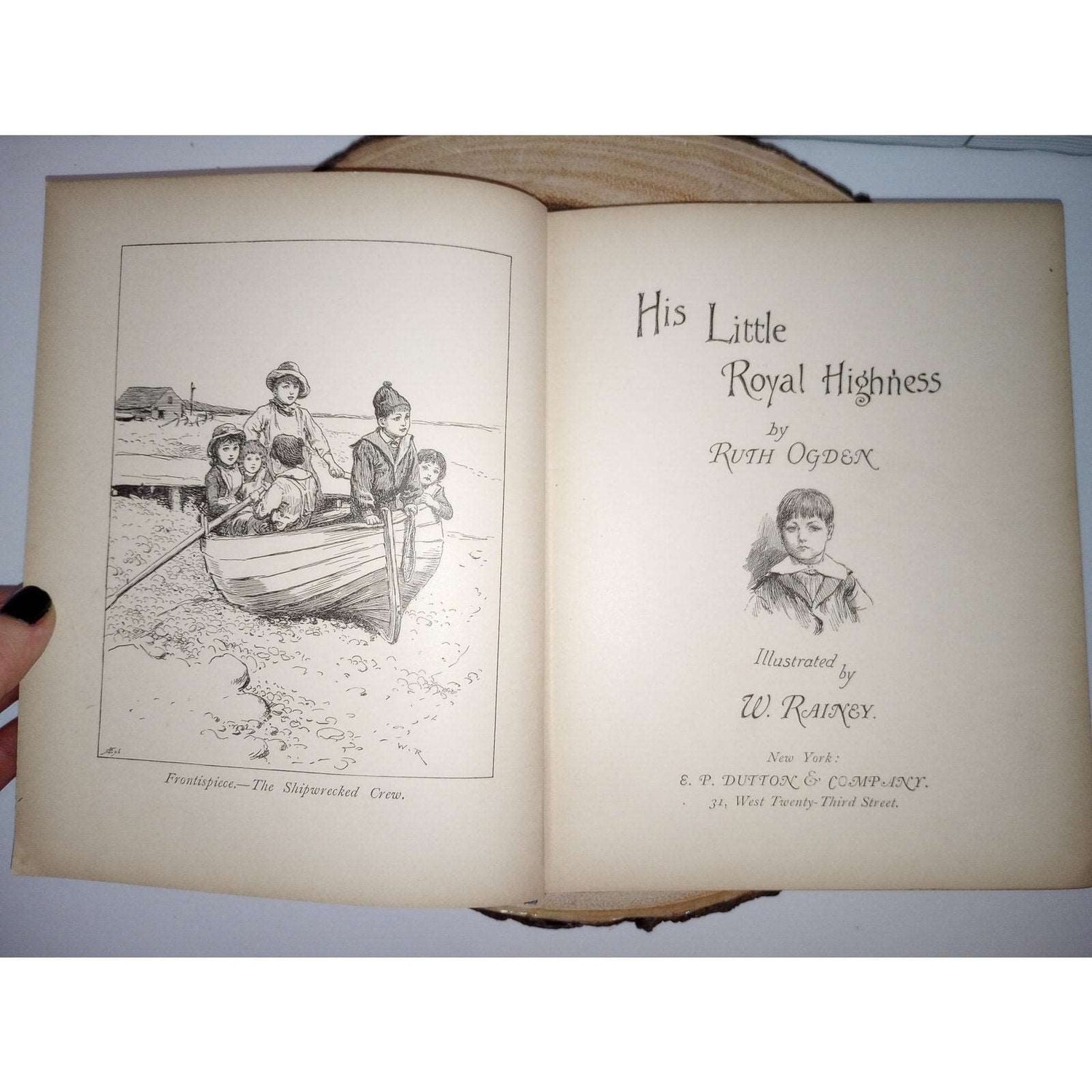 His Little Royal Highness [Ruth Ogden] Illustrated Victorian Children's Book