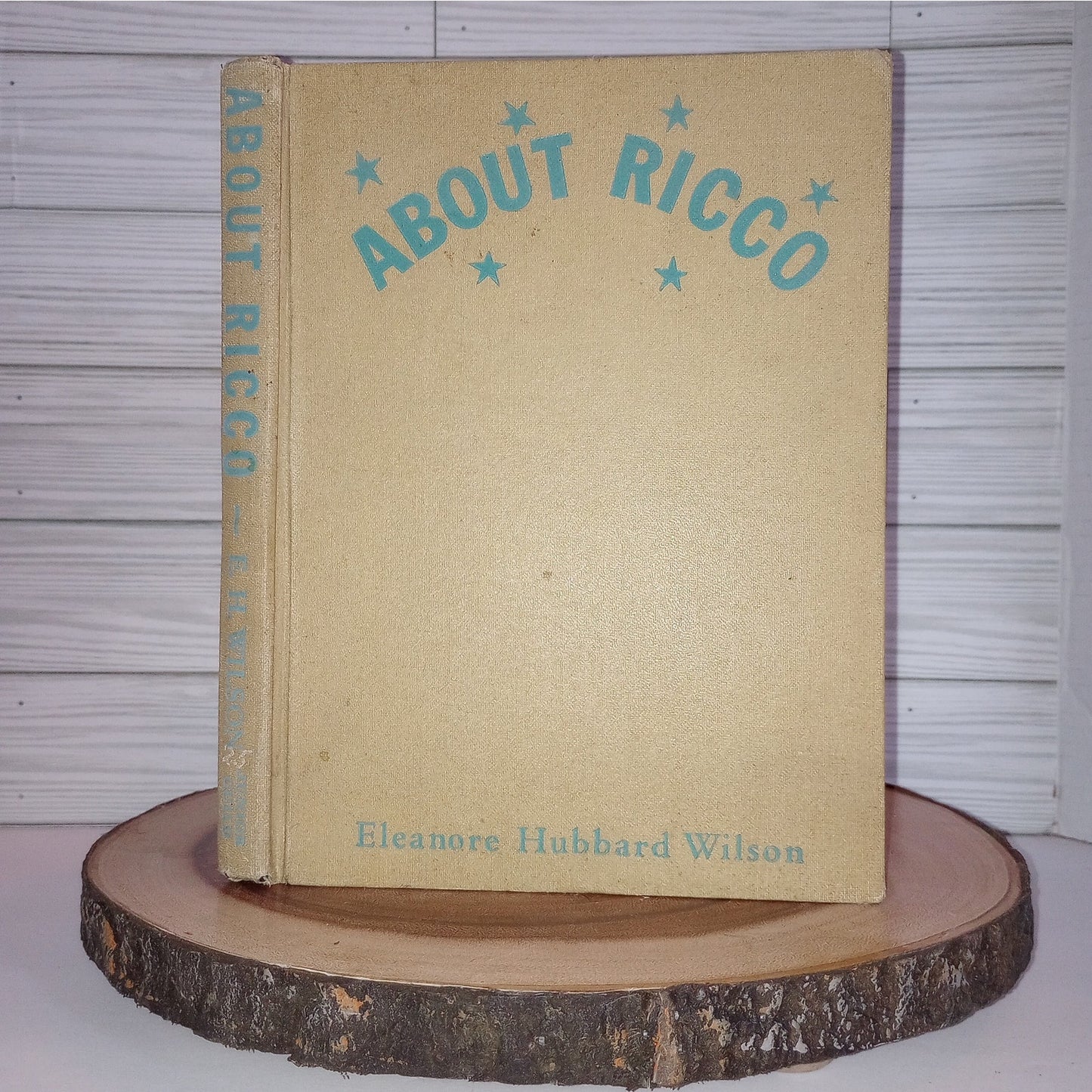 About Ricco [Eleanore Hubbard Wilson, 1937] First Edition Vintage Children's Book