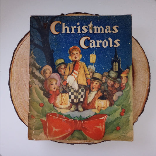 Christmas Carols [Mary Nancy Graham, 1938] Illustrated Sheet Music Book