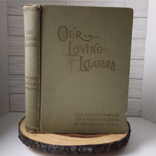 Our Living Leaders Portraits of Men & Women 1896 Thomas Edison Theodore Roosevelt