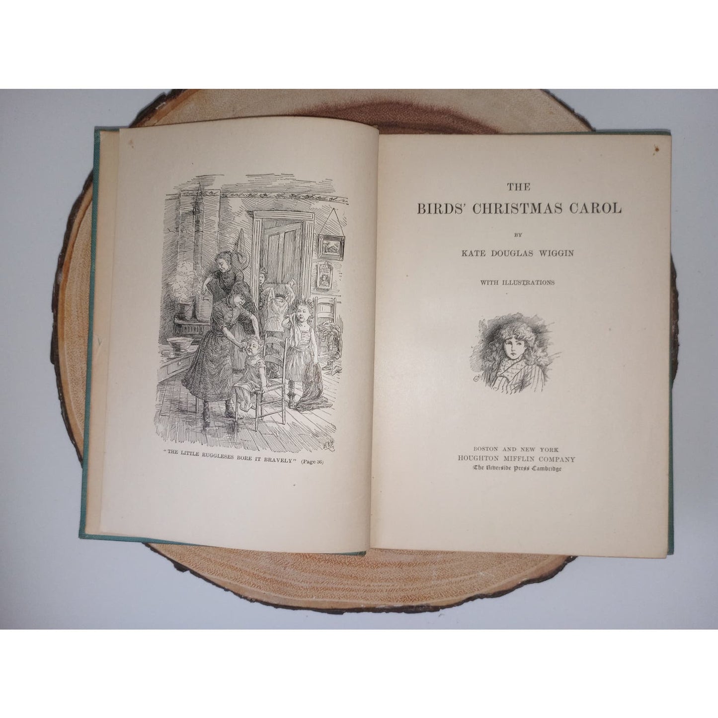 The Birds' Christmas Carol [Kate Douglas Wiggin, 1888] Illustrated