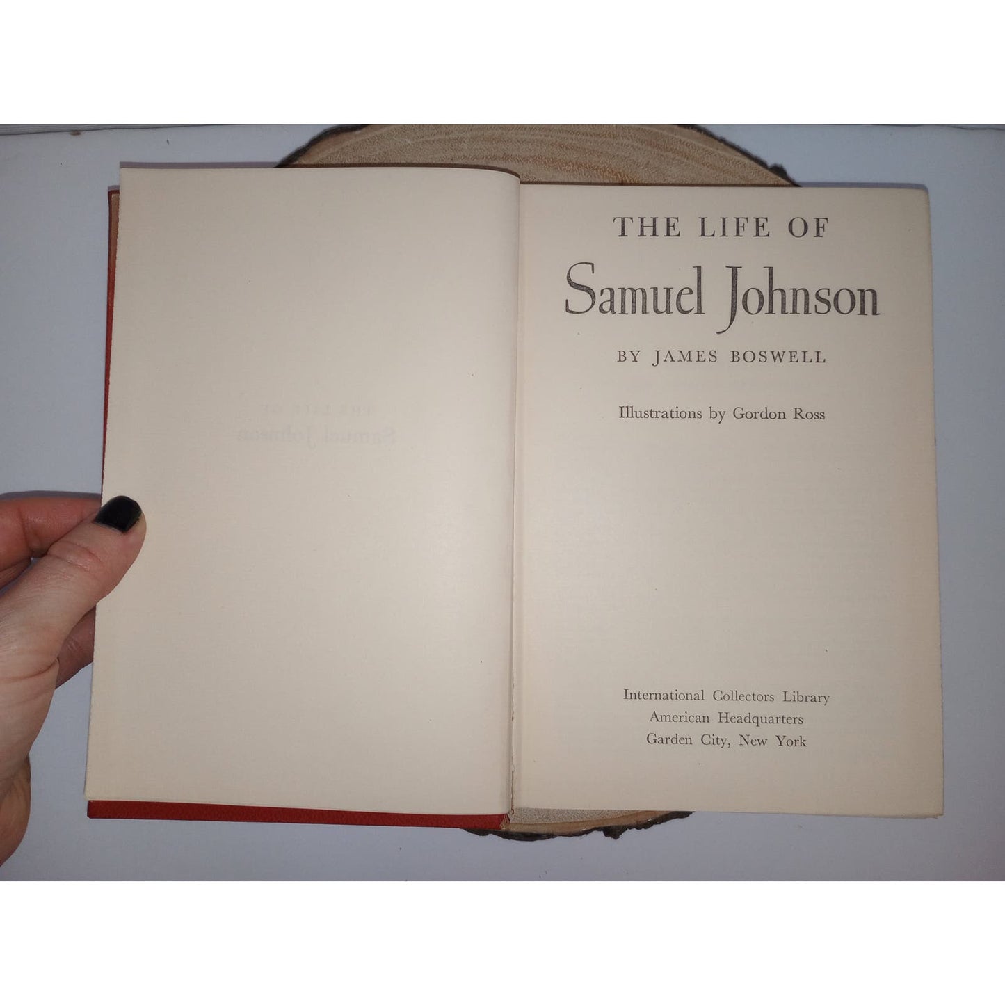 The Life of Samuel Johnson [James Boswell, 1945] International Collectors Library