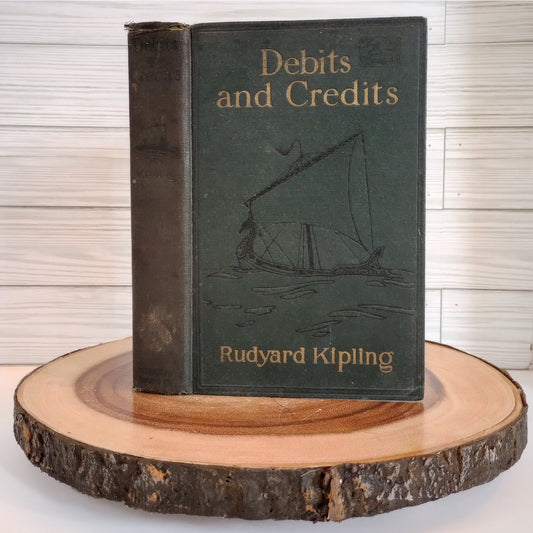 1926 Antique 1st Ed. Story Collection "Debits and Credits" Rudyard Kipling