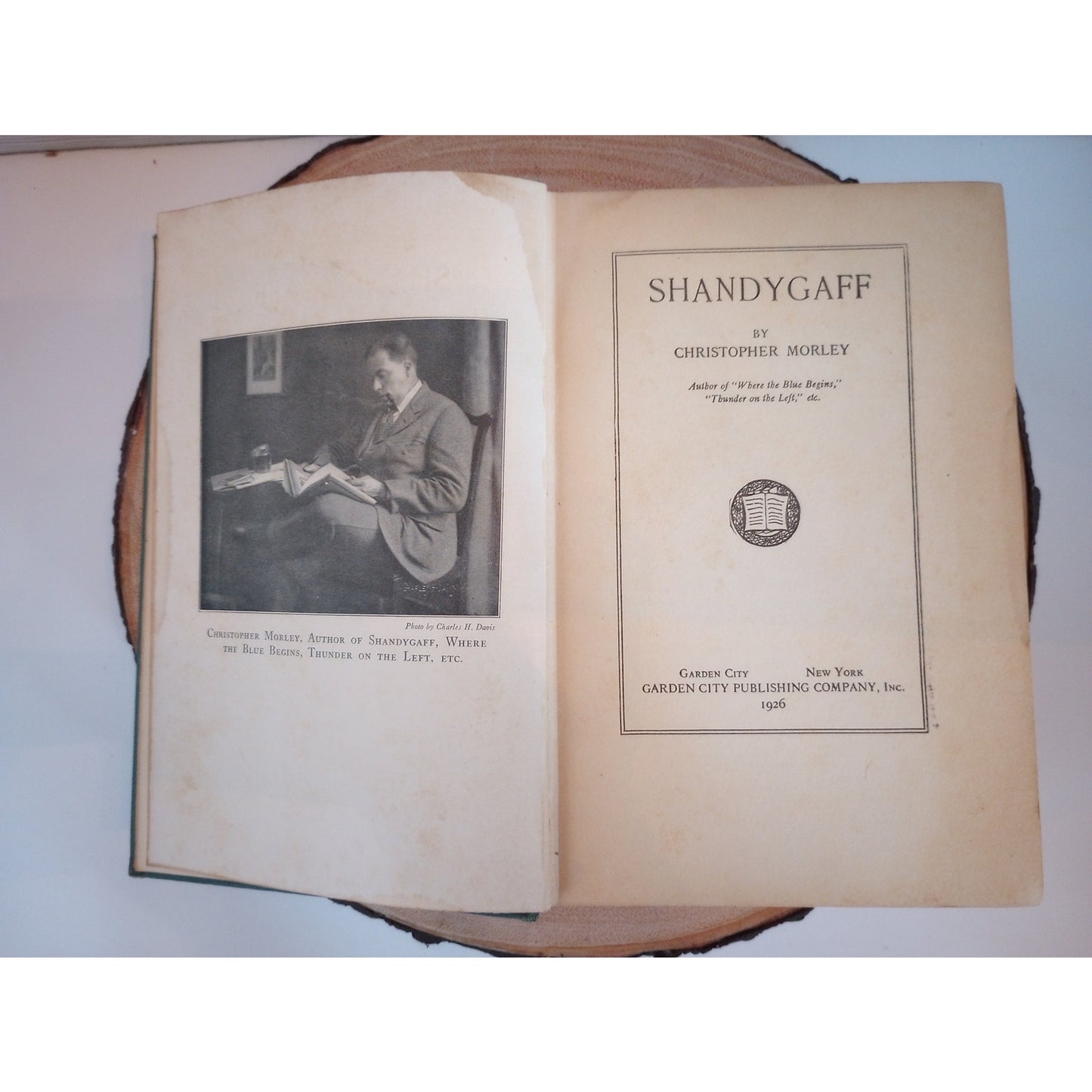 Shandygaff [Christopher Morley, 1926] Collection of Essays on Life