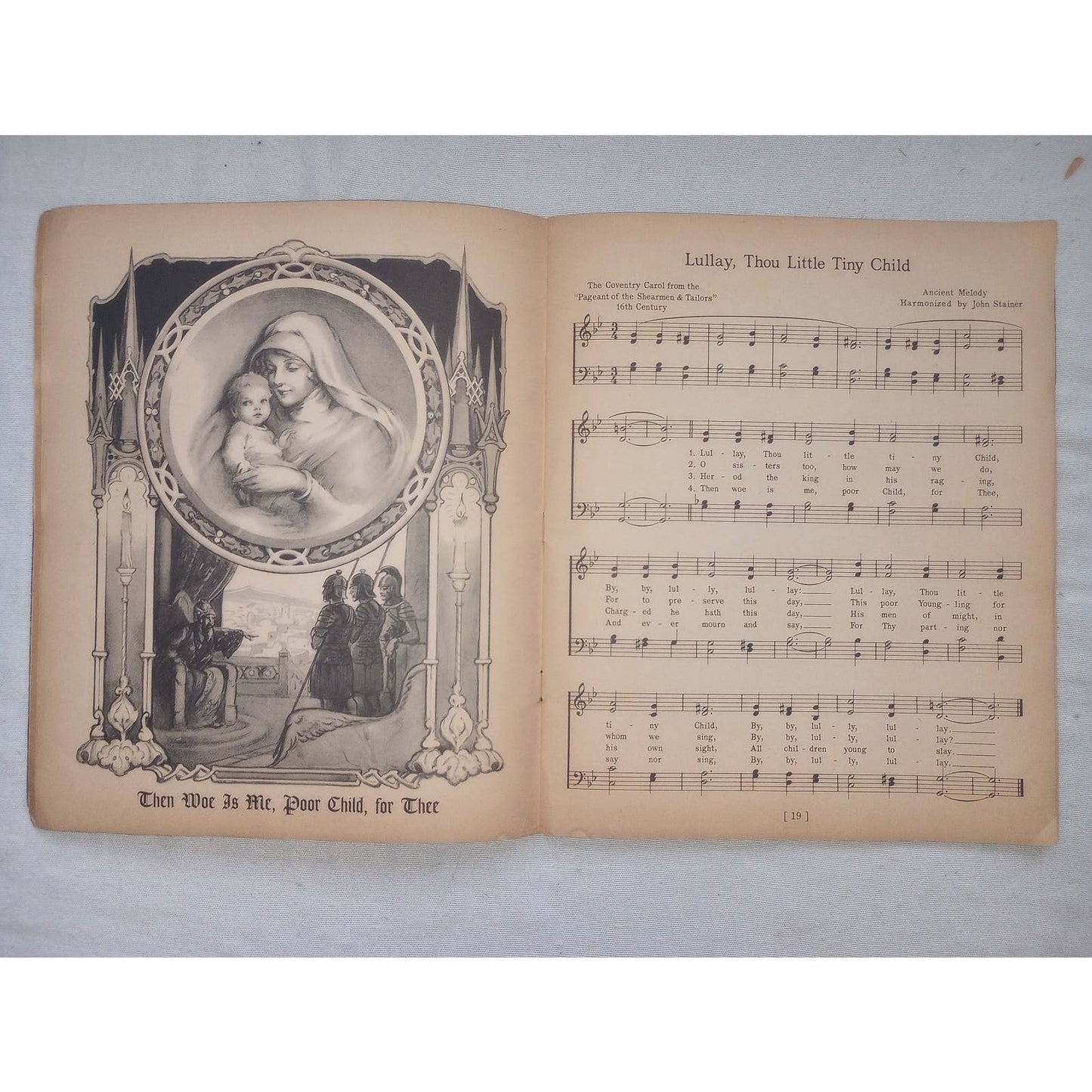 Christmas Carols [Mary Nancy Graham, 1938] Illustrated Sheet Music Book