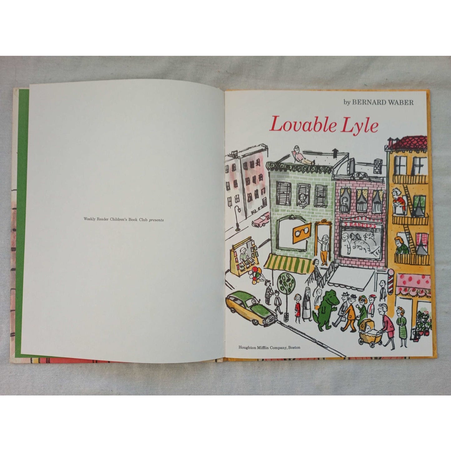 Lovable Lyle [Bernard Waber, 1969] Vintage Children's Book